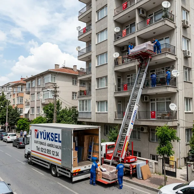 Asansörlü taşıma uygulaması